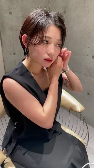 ショート カラー Aster 店長 れおん✂️のヘアスタイル