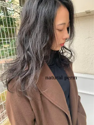 ロング カラー 透明感カラー👑 井上美乃里のヘアスタイル