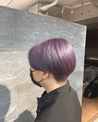 ショート カラー ヘアアレンジ メンズ レディースカット 募集/今間 海音のヘアスタイル