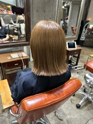 ショート 🔥コテ巻き風 ボブパーマ🔥のヘアスタイル