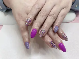カラー ネイル Ui_Amor (パラジェル)のネイルデザイン