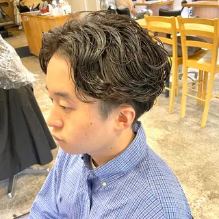 パーマ メンズ 🔥メンズショート 職人🔥大澤龍也のヘアスタイル