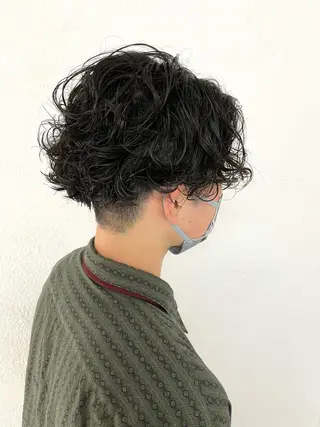 ショート パーマ メンズ 【東北メンズヘア1 位受賞🥇】本間祐太のヘアスタイル