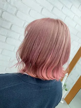 カラー ブリーチカラー🫧 森　凪沙のヘアスタイル