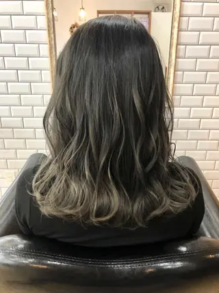 ミディアム カラー 橋本 敬介のヘアスタイル
