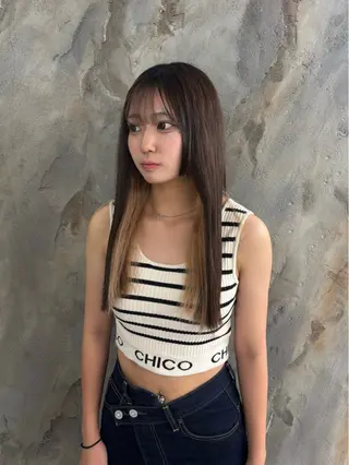 ロング カラー ユラ🪐 /ブリーチのヘアスタイル