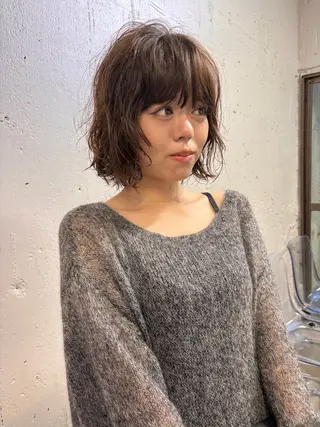 ショート パーマ ボブとパーマの達人 /美容室難民の方是非のヘアスタイル