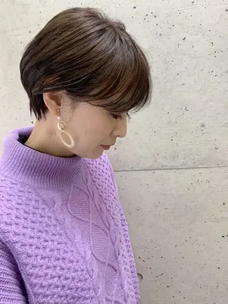 ショート カラー Libre 西野圭一のヘアスタイル