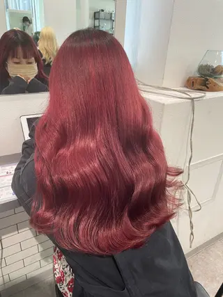 ロング カラー 京都美容師 塩のヘアスタイル