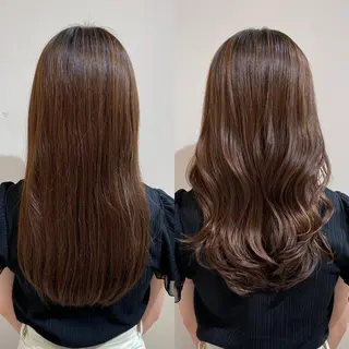 ロング 顔まわりカット🌟 くびれヘア/寺門遥輝のヘアスタイル