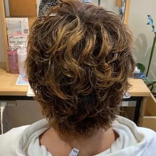 パーマ メンズ 似合わせ🩵悩んだら 💭KAE 🫟のヘアスタイル