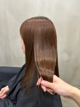 セミロング カラー 中園康 /カラー/ブリーチのヘアスタイル