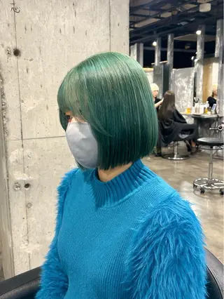 ショート カラー 【縮毛矯正ブリーチ】 MANATO🌈のヘアスタイル