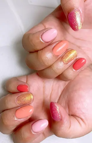 ネイル ⭐︎休業中の練習⭐︎ JNA認定講師髙橋のネイルデザイン