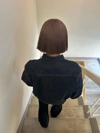 ミディアム 薄暮 マツイ レンのヘアスタイル