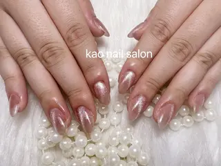 ネイル kao nail マグネット/長さだしのネイルデザイン