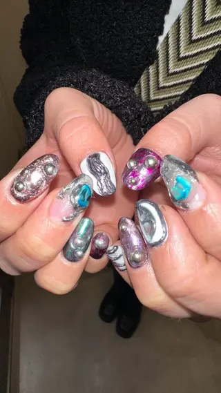 ネイル 🎶個性派ネイル💅 /Komachi❤️のネイルデザイン