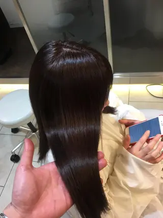 セミロング カラー セイヤ 艶髪再生師のヘアスタイル