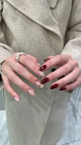 ネイル 【淡色color/ nail】maikoのネイルデザイン