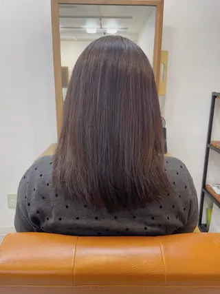 ミディアム lore 中村かれんのヘアスタイル