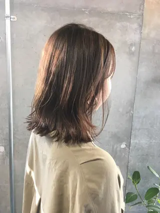 ミディアム HARU /stylistのヘアスタイル