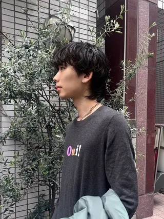 パーマ メンズ ボブ/メンズ/パーマ /Tamakiのヘアスタイル