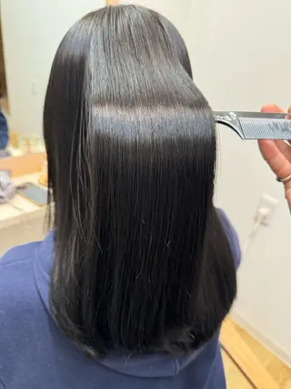 セミロング 大阪 美容師 林のヘアスタイル