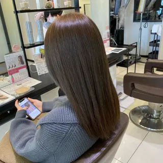 ロング カラー 野老 海音のヘアスタイル