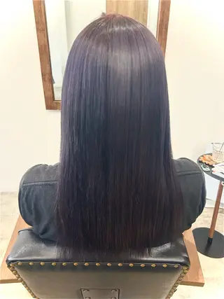 ロング カラー SOL _桐山渚のヘアスタイル