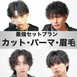 メンズ メンズ専門店🔥 BLUCK 2ndのヘアスタイル