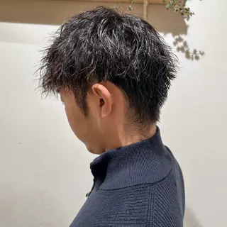 パーマ メンズ メンズ特化🏹カット パーマ/チヒロ🤍のヘアスタイル