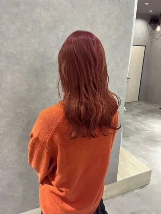 ロング カラー 長谷川 湧のヘアスタイル