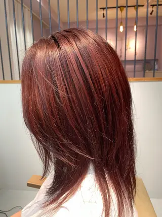 ミディアム カラー 清水 保博のヘアスタイル