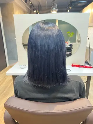 ミディアム カラー AIRI/難波/ ハイトーン/髪質改善のヘアスタイル