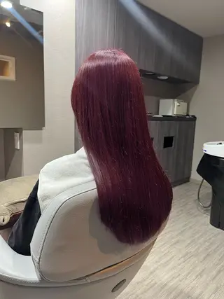 ロング カラー 川村 夏のヘアスタイル