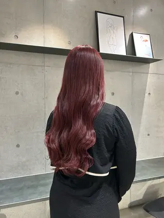 ロング カラー ヘアアレンジ ボブ艶モテカラー🫧 カリンのヘアスタイル