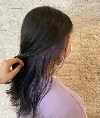 カラー ✄折橋 彩花🐶🍑のヘアスタイル