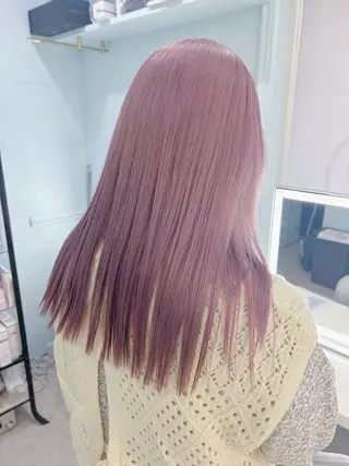セミロング カラー ヘアアレンジ 💕ブリーチ/ヘアメ 🎀YUUKAのヘアスタイル