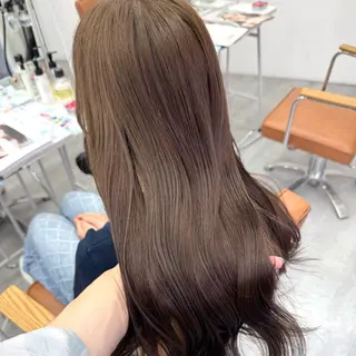 ロング カラー ヘアアレンジ ブリーチなしカラー /新百合ヶ丘/安形翔のヘアスタイル