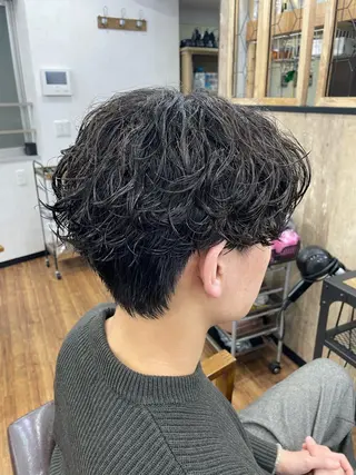 パーマ メンズ RITSUKI横浜 メンズ特化😎のヘアスタイル