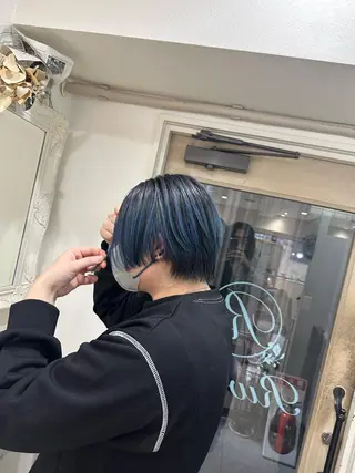 ショート ミルクティーベージュ /三村克彦のヘアスタイル