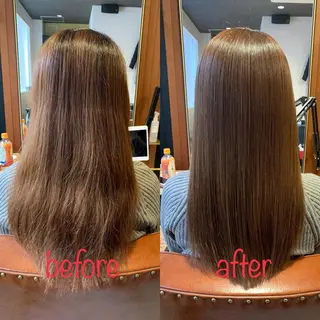 ロング 縮毛矯正&髪質改善 MAILHAIRのヘアスタイル