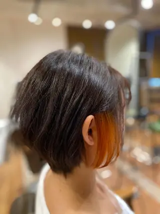 ショート 山﨑 優真のヘアスタイル