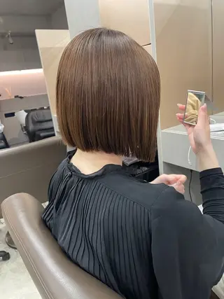 ミディアム カラー 表参道🌿赤み消し カラー/チナツのヘアスタイル