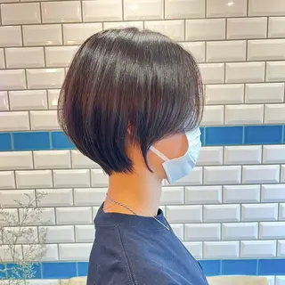 ショート ハッシュカット/ 水光艶カラー/RINのヘアスタイル