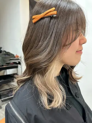 セミロング カラー Gen【清洲美容師】 hanareのヘアスタイル