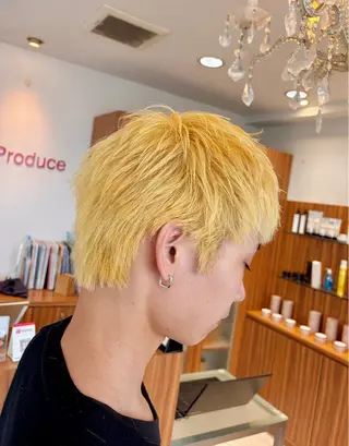 ショート カラー メンズ 【パーマ特化No.1 】🔥Yoshiyaのヘアスタイル