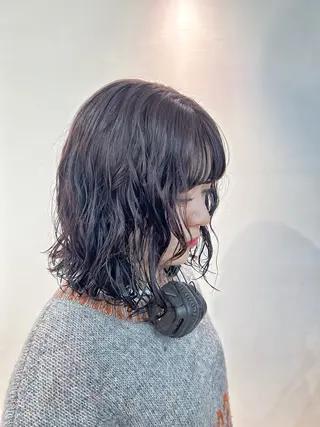 ミディアム 山中 欧輔のヘアスタイル