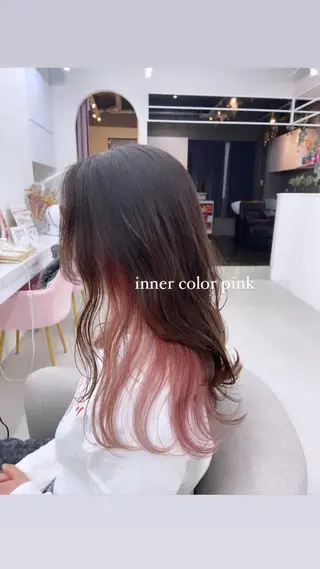 ロング カラー しみず さきのヘアスタイル