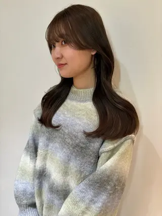 ロング カラー 髪質改善特化型美容師 🫧岡本璃来🫧のヘアスタイル